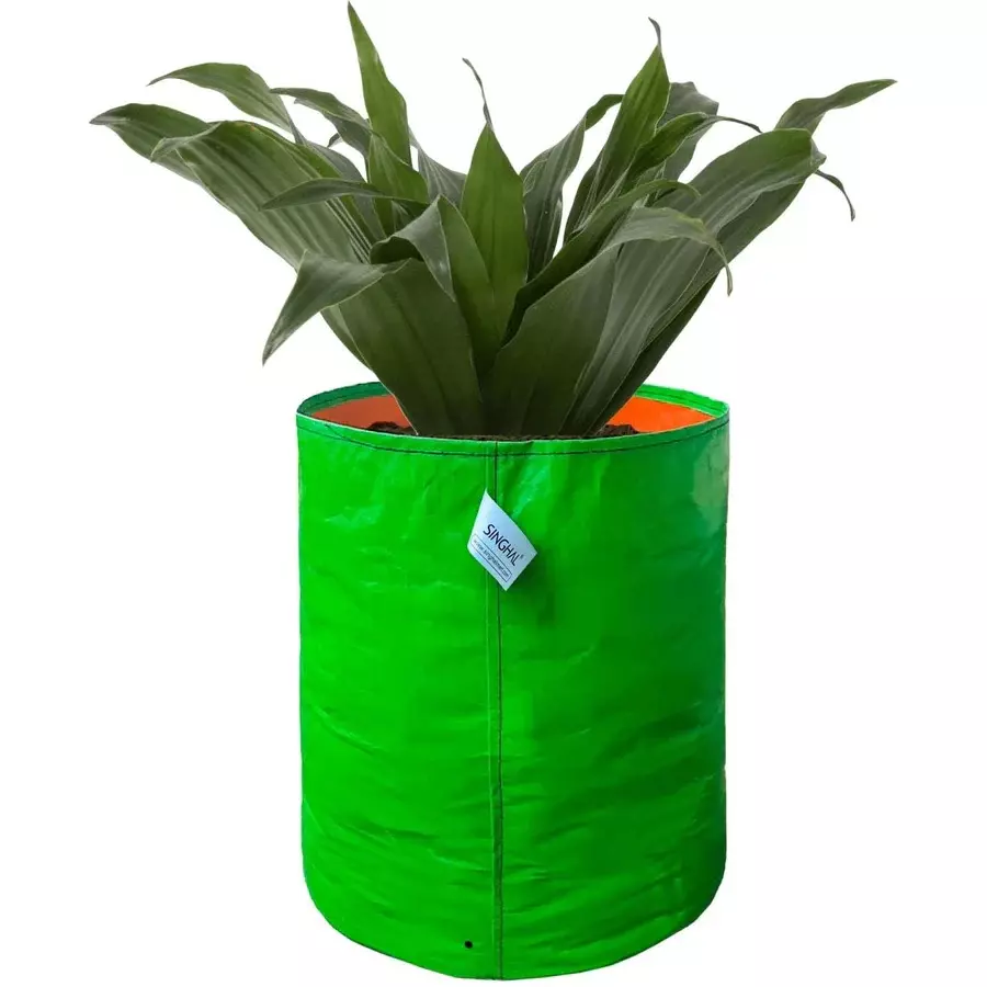 singhal-uv-protected-grow-bags-hdpe-round-shape-260-gsm-12x15-inch-size-green-gb260gsm_12x15_p40-pack-of-40-pcs