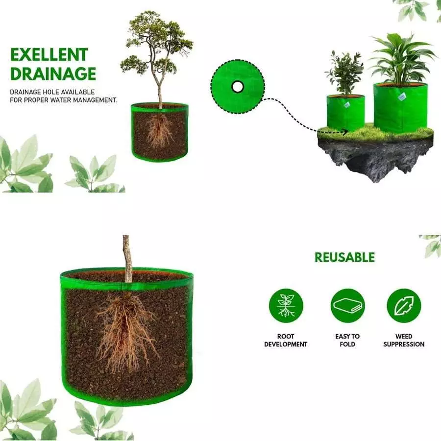 singhal-uv-protected-grow-bags-hdpe-round-shape-260-gsm-12x15-inch-size-green-gb260gsm_12x15_p40-pack-of-40-pcs
