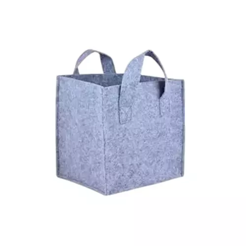 ORILEY Plant Growing Bag Size 15x15x15 inch 400 GSM Square Grey, OR-SQGB-30 (Pack of 2)