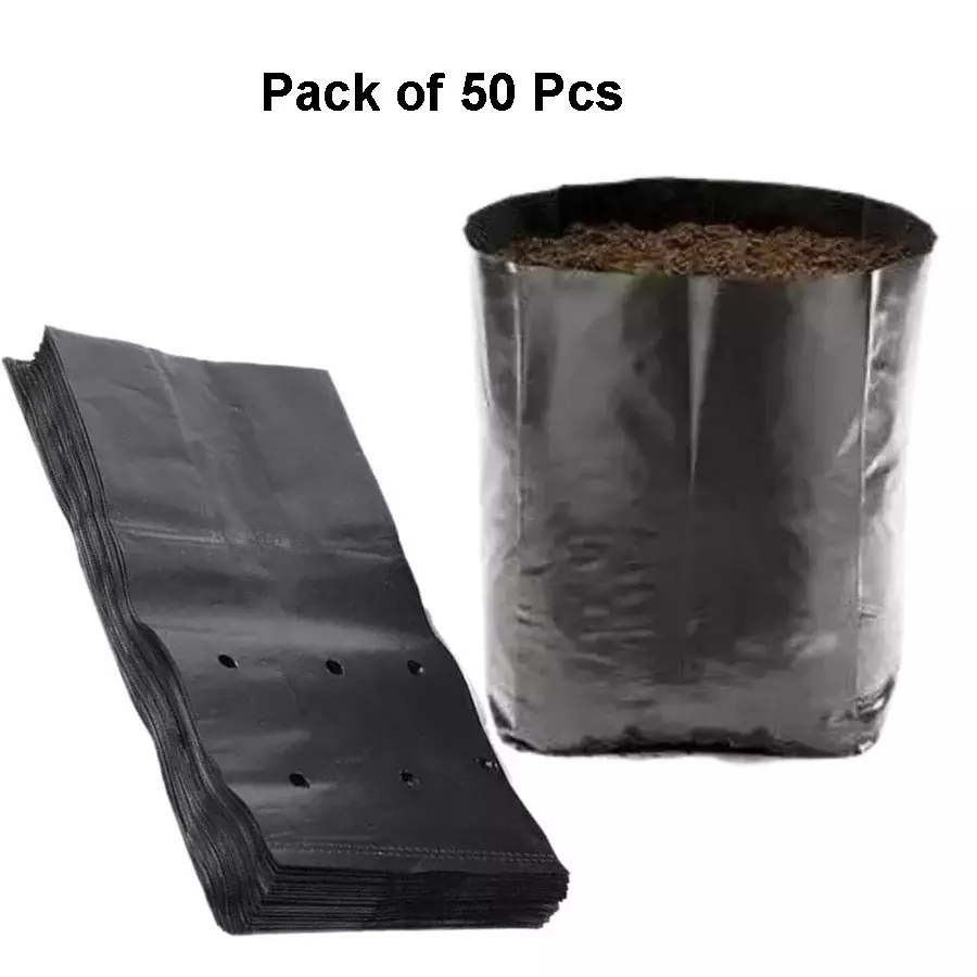 singhal-plant-grow-bags-4x5-inch-black-hdpe-pack-of-50-pcs