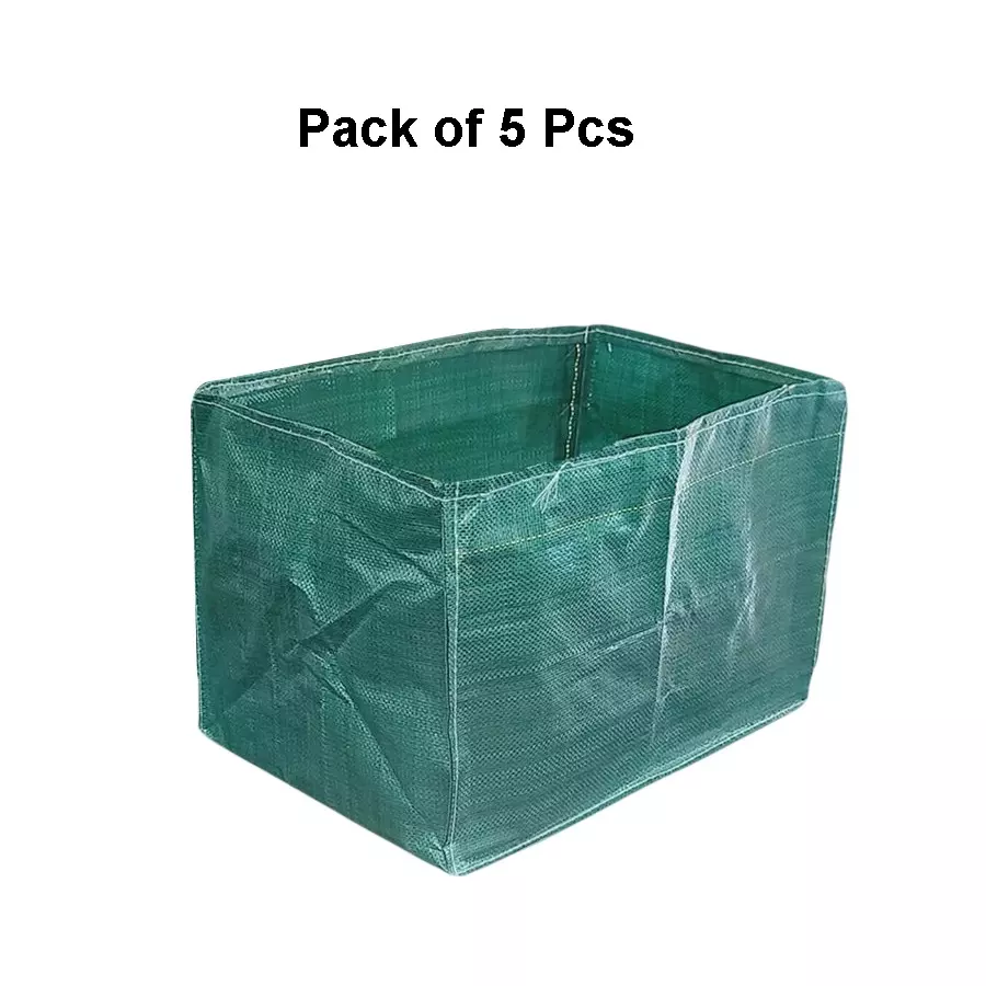 singhal-plant-grow-bags-18x12x12-inch-green-hdpe-rectangular-pack-of-5-pcs