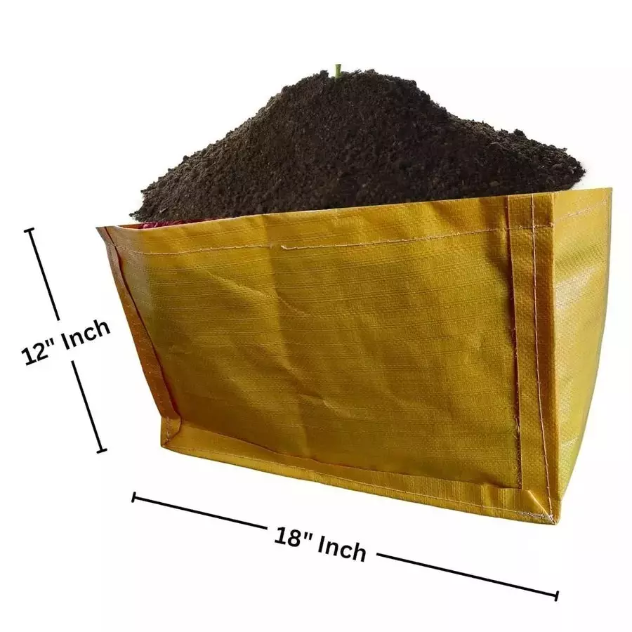 singhal-plant-grow-bags-18x12x12-inch-yellow-hdpe-rectangular-pack-of-25-pcs