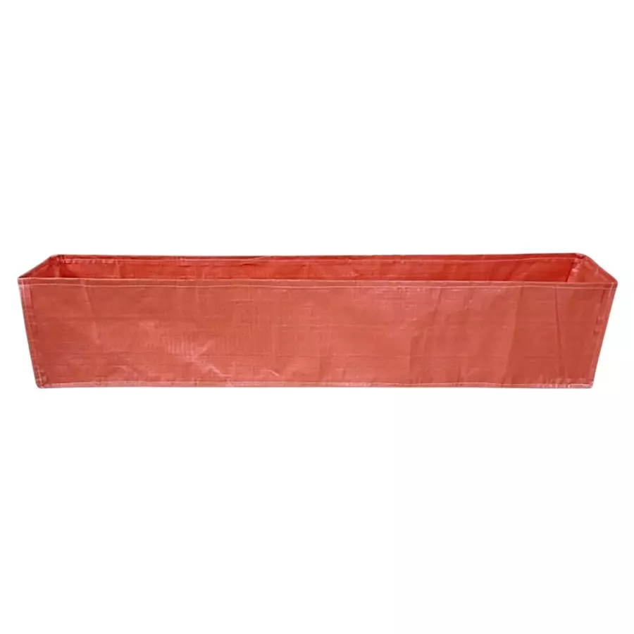 Singhal Plant Grow Bags 60x12x12 inch Orange HDPE Rectangular (Pack of 5 Pcs)