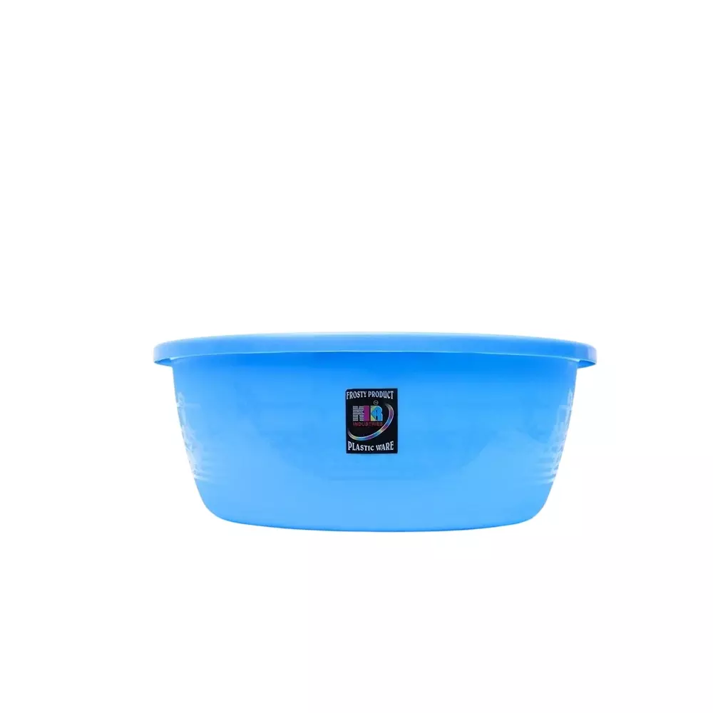 KKR Dynamic Basin Gamla 14 Inch (356 mm) Size Blue Round Shape Plastic for Indoor & Outdoor Use