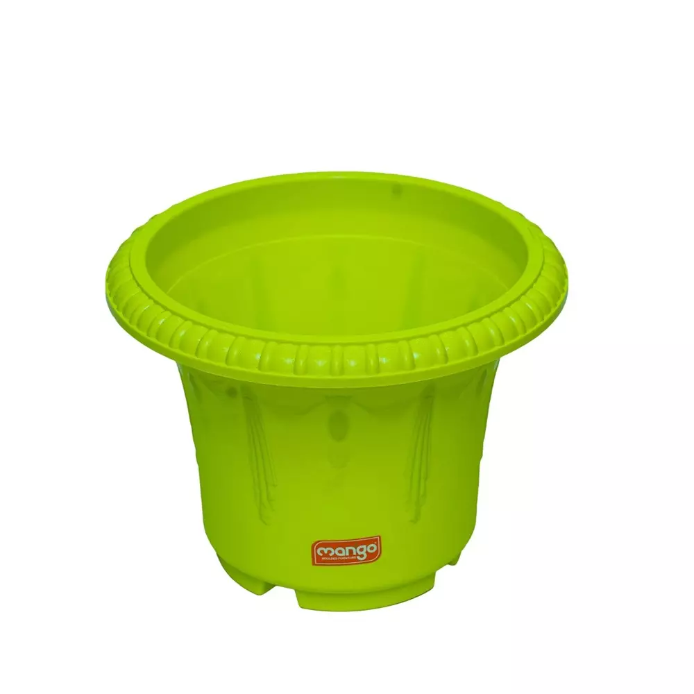 Mango Flower Pot 254x254x355.6 mm Citrus Green for Interior or Exterior Décor