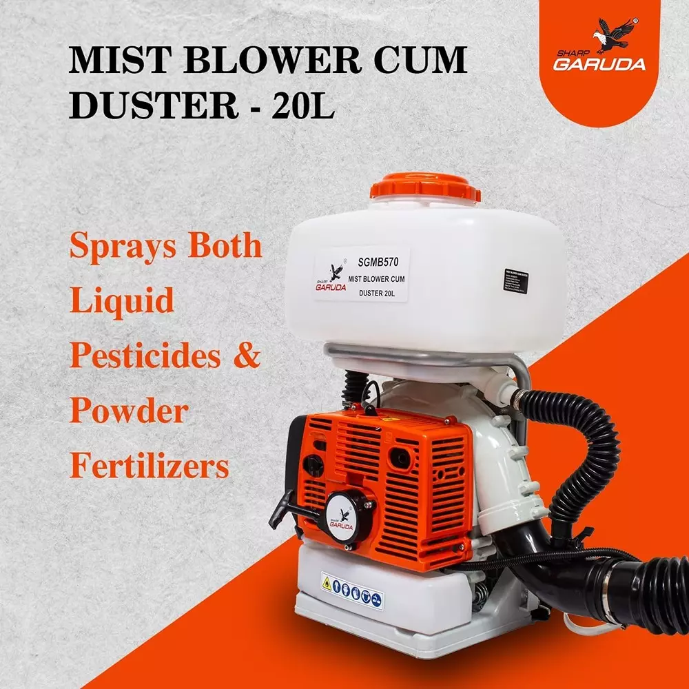 sharp-garuda-backpack-mist-blower-cum-duster-sprayer-20-l-tank-capacity-57cc-2-stroke-petrol-engine