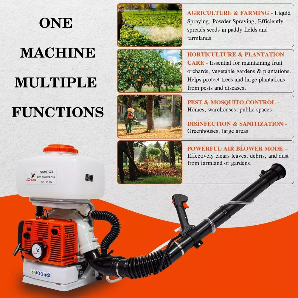sharp-garuda-backpack-mist-blower-cum-duster-sprayer-20-l-tank-capacity-57cc-2-stroke-petrol-engine