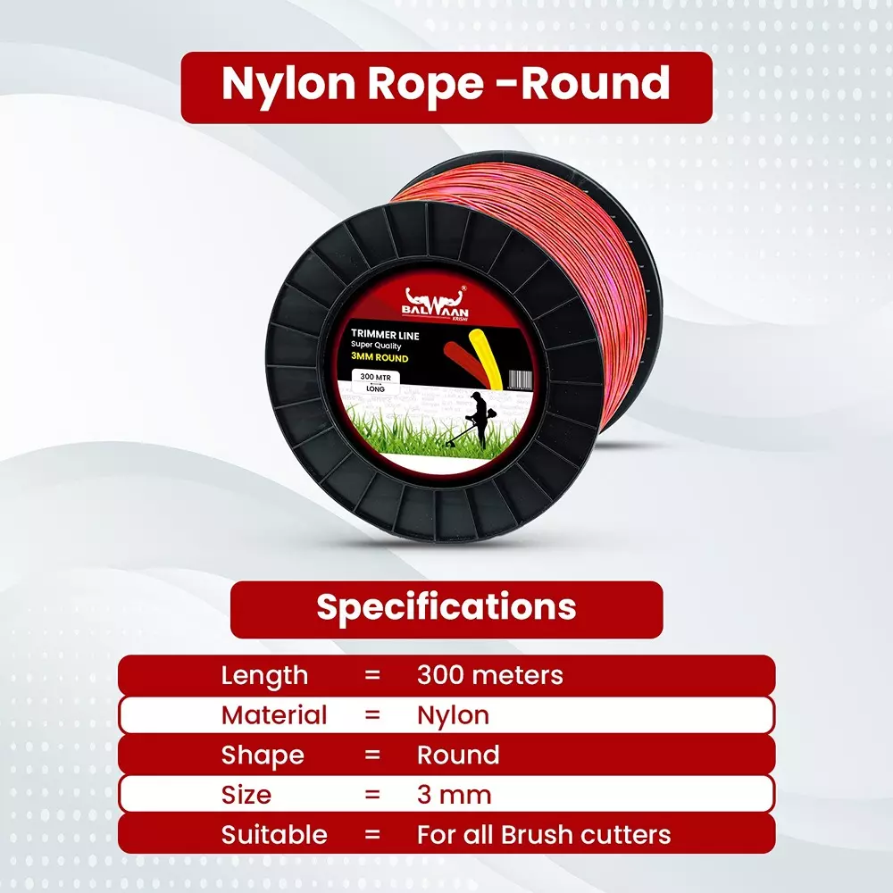 balwaan-super-quality-brush-cutter-trimmer-line-square-nylon-300-m-length-3-mm-size-red-tls-3300