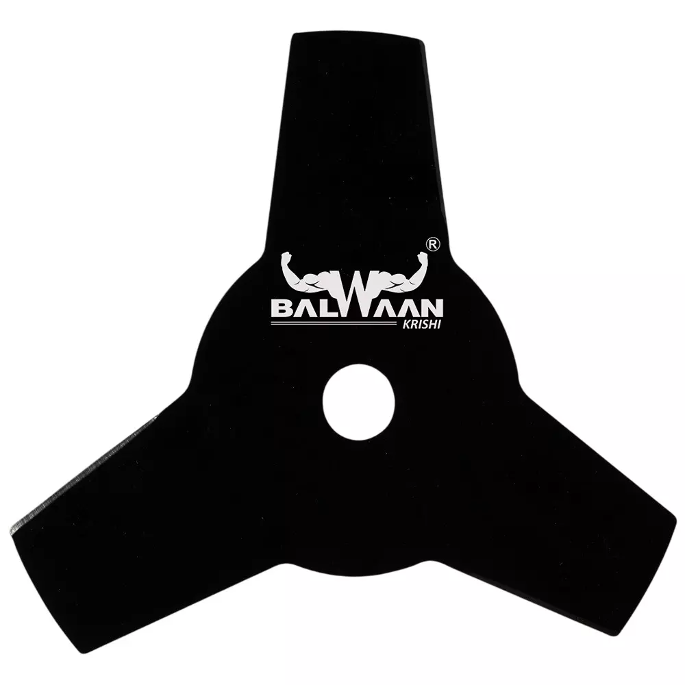 Balwaan Brush Cutter Blade 3 Teeth 185 mm Cutter Diameter for Farming & Gardening, HCS3