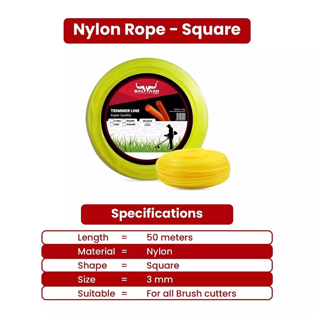 balwaan-super-quality-brush-cutter-trimmer-line-square-nylon-50-m-length-3-mm-size-yellow-nrs-350
