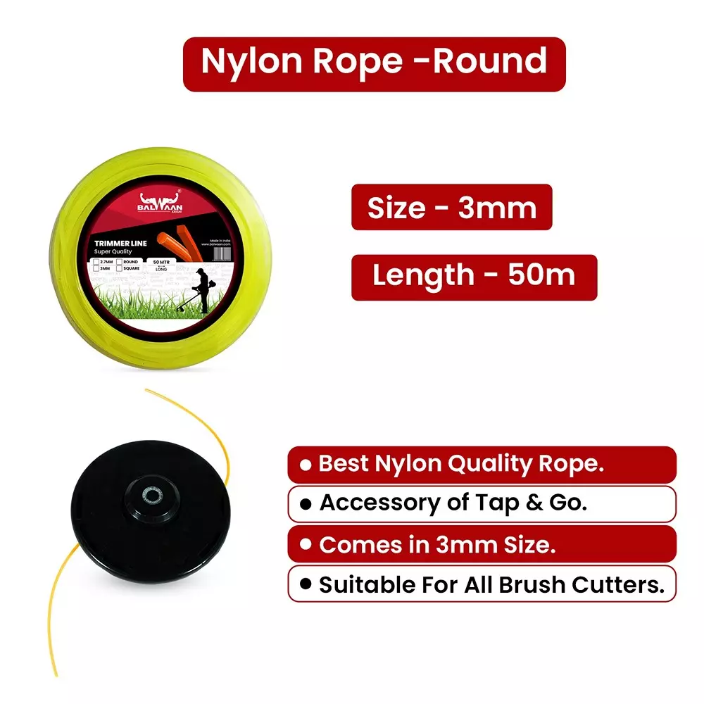 balwaan-super-quality-brush-cutter-trimmer-line-round-nylon-50-m-length-3-mm-size-yellow-nrr-350