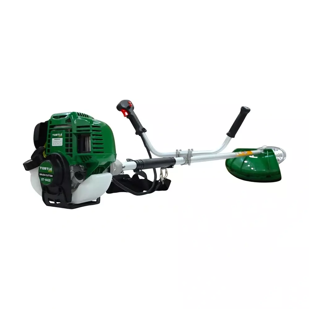 Turtle Gold Brush Cutter Air-Cooled 1.8 Kw 4 Stroke 35 cc & Fuel Tank 1.1 L, ST 842S (With Brush Cutter Blade)
