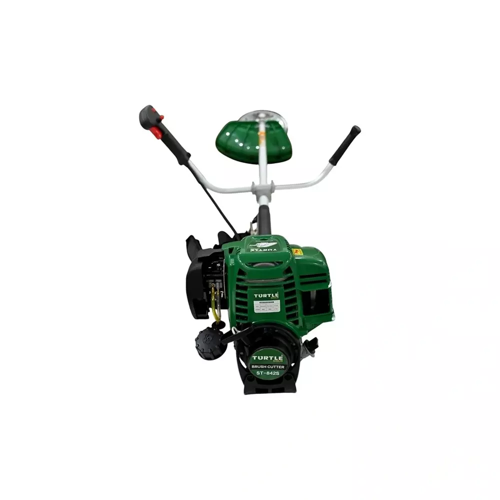 Turtle Gold Brush Cutter Air-Cooled 1.8 Kw 4 Stroke 35 cc & Fuel Tank 1.1 L, ST 842S (With Brush Cutter Blade)