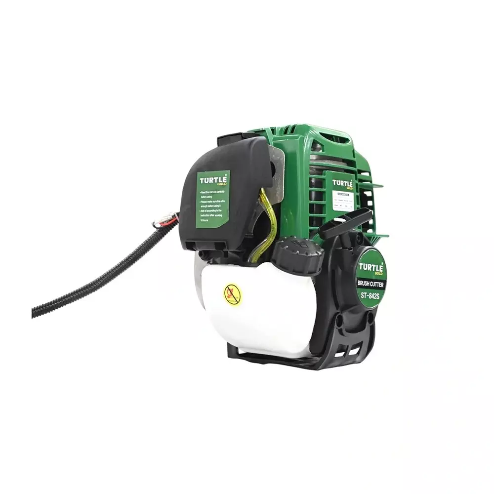 Turtle Gold Brush Cutter Air-Cooled 1.8 Kw 4 Stroke 35 cc & Fuel Tank 1.1 L, ST 842S (With Brush Cutter Blade)