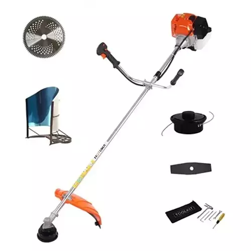 Spear Brush Cutter Machine Kit 1.8 HP Power 4500-8500 rpm Load Speed 52 cc Displacement 2 Stroke for Agriculture Use