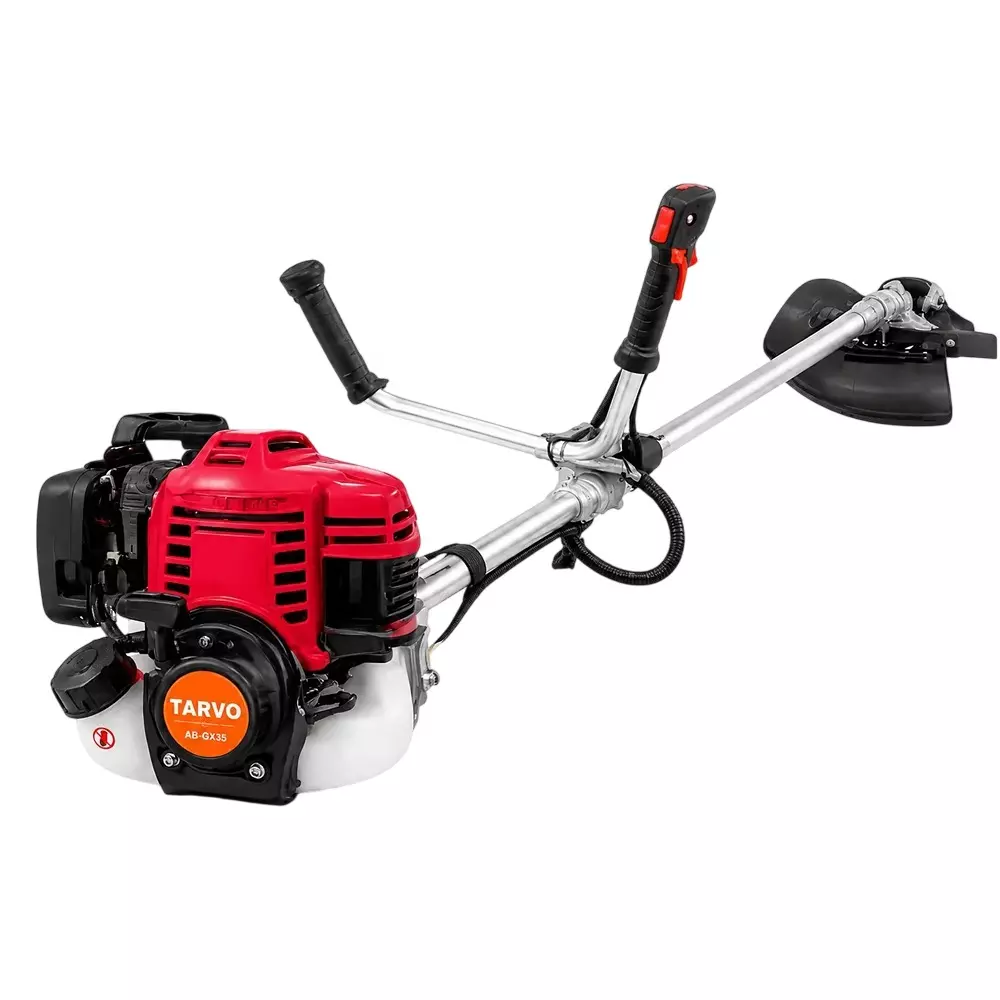 Tarvo 1.75 kW Brush Cutter With 4 Stroke, 1 Cylinder, Air Cooled Engine, 36 CC Displacement and 2T Blade, AB-GX35
