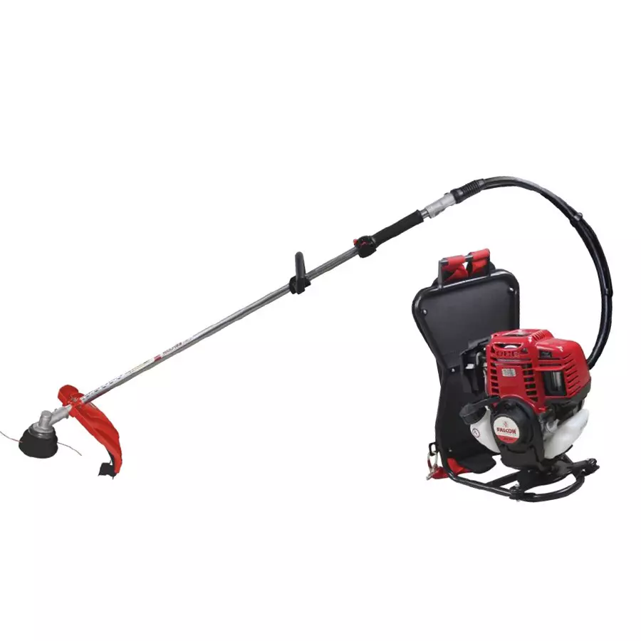 Falcon Back Pack Brush Weed Cutter Multicolor Trimmer Head 4 Stroke 1 kW for Gardening & Agricultural Use, FBC-35B