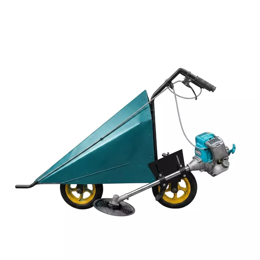 Aashna Brush Cutter with Triangle Wheels Iron 26 mm Shaft Diameter 6500 rpm Speed 37.7 cc Displacement, B07
