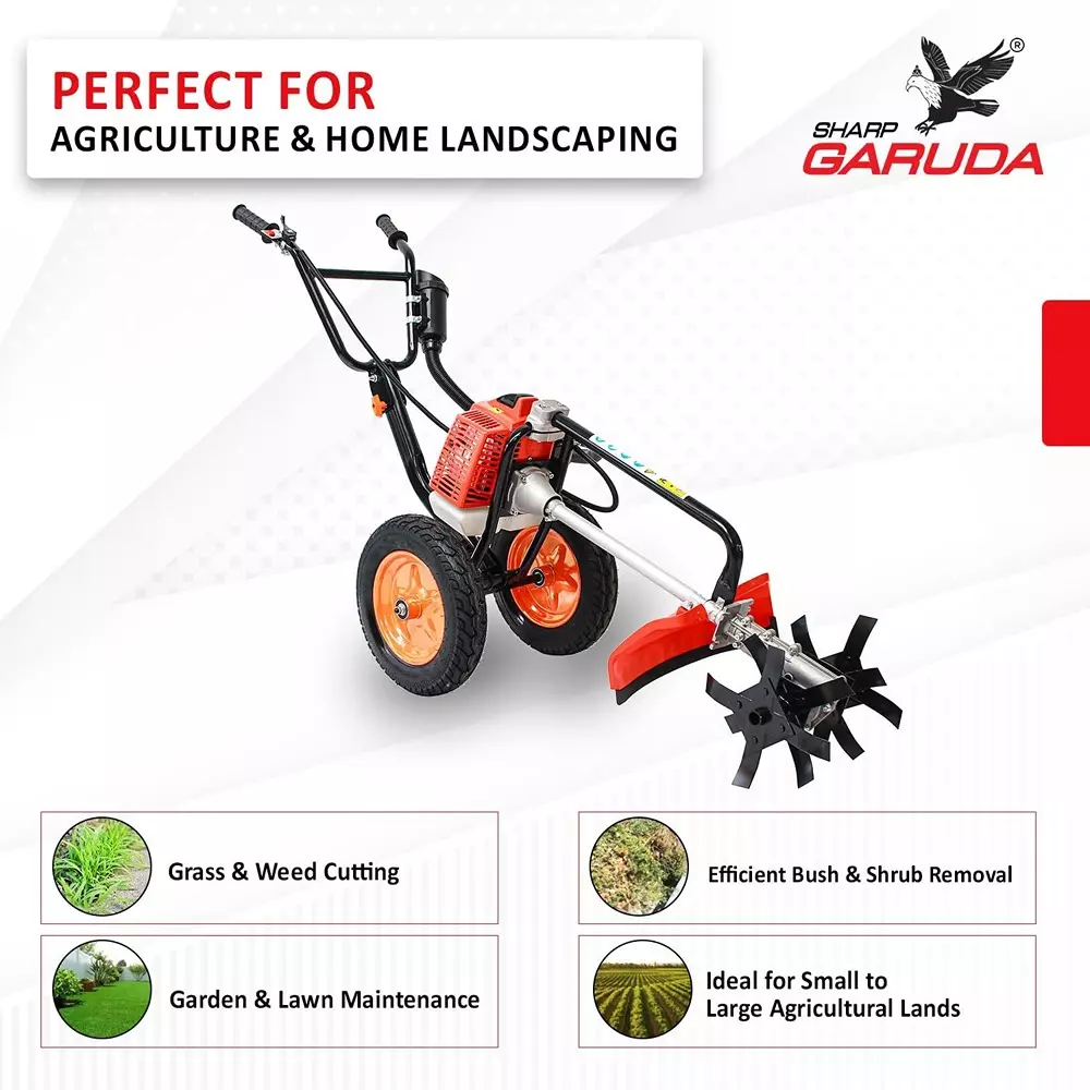 sharp-garuda-trolley-brush-cutter-machine-63cc-2-stroke-petrol-engine-with-2t-80t-blade