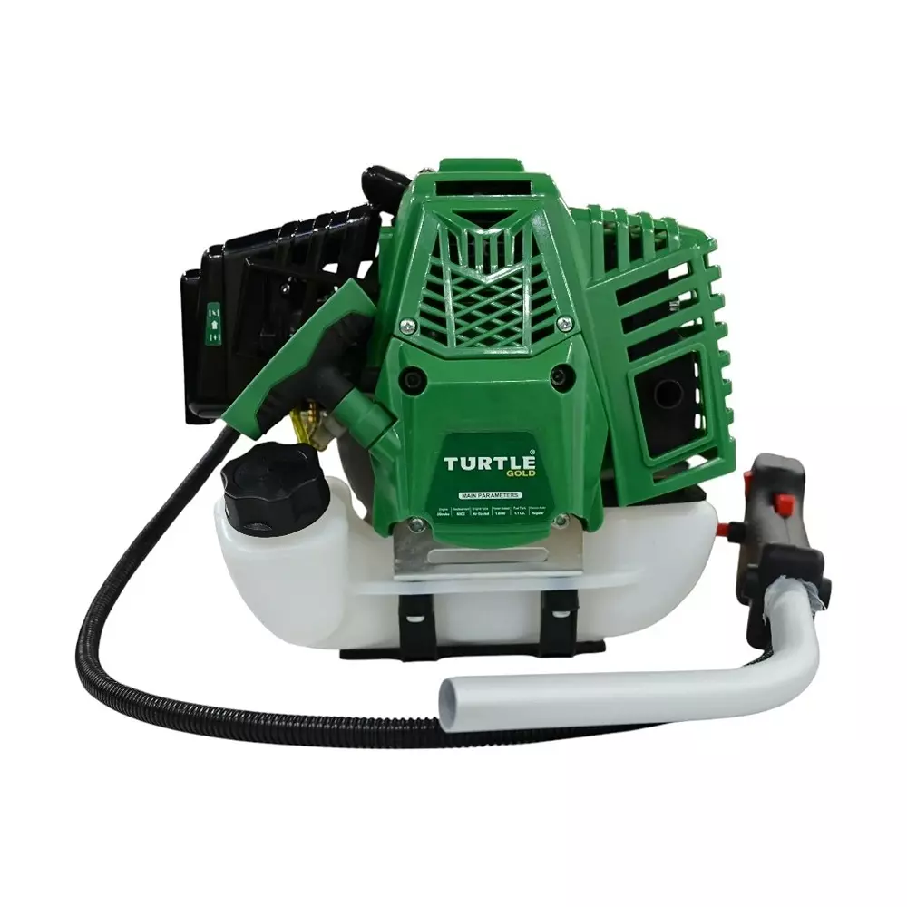 Turtle Gold Brush Cutter Air-Cooled 1.8 Kw 2 Stroke 52 cc & Fuel Tank 1.1 L, ST-841S