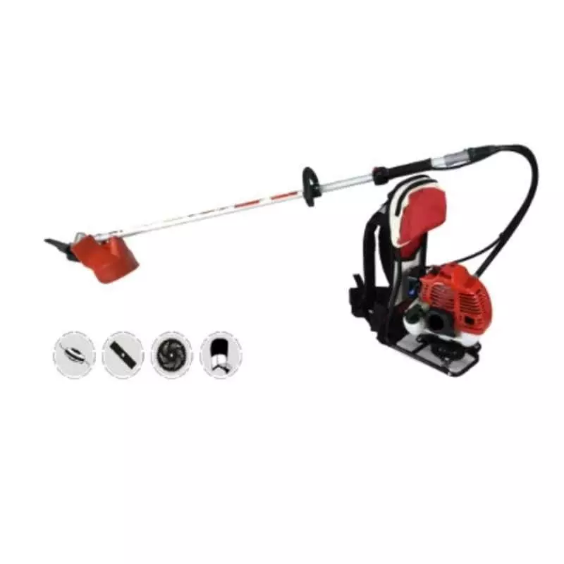 Vinspire Backpack Brush Cutter 1.5 kW Power 52 cc 2-Stroke Petrol Engine with Accessories, VAPL-BC-52CC-BP