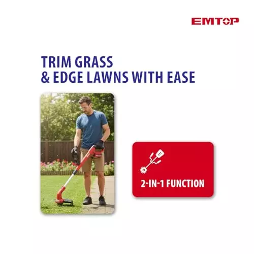 emtop-cordless-grass-trimmer-20-v-with-300-mm-cutting-diameter-and-8200-rpm-battery