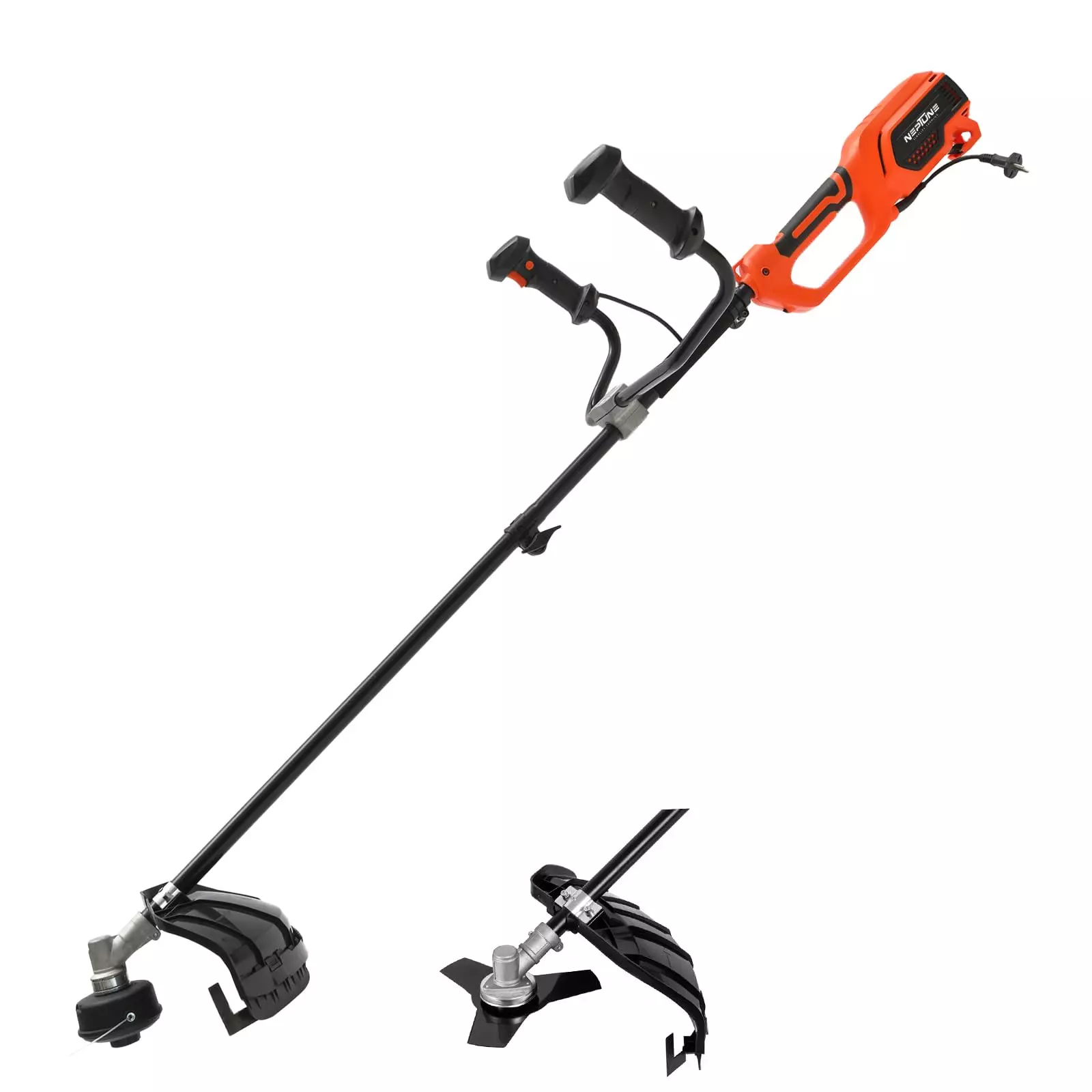 Neptune 2-In-1 Electric Grass Trimmer/Brush Cutter 1800W With 255 mm Cutting Diameter, BC-1800E