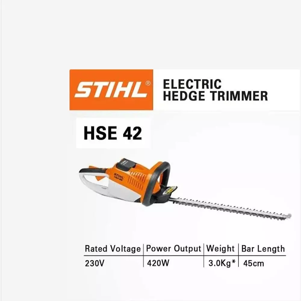 stihl-420-w-electric-hedge-trimmer-18-inch-45-cm-blade-length-and-450-mm-cutting-capacity-hse-42