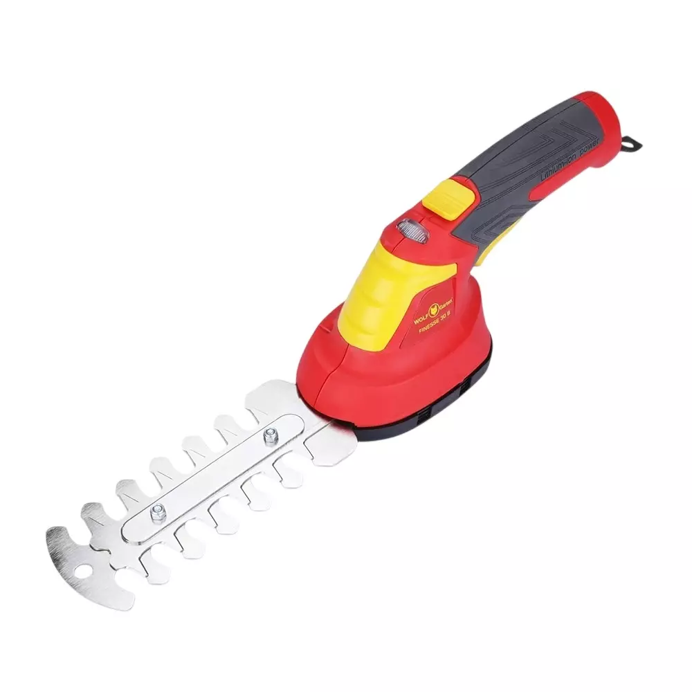 Wolf Garten Mini Hedge Trimmer 1.5 Ah, 3.6 V In-built Rechargeable Battery and 150 mm Cutting Width, 41ASB01-650