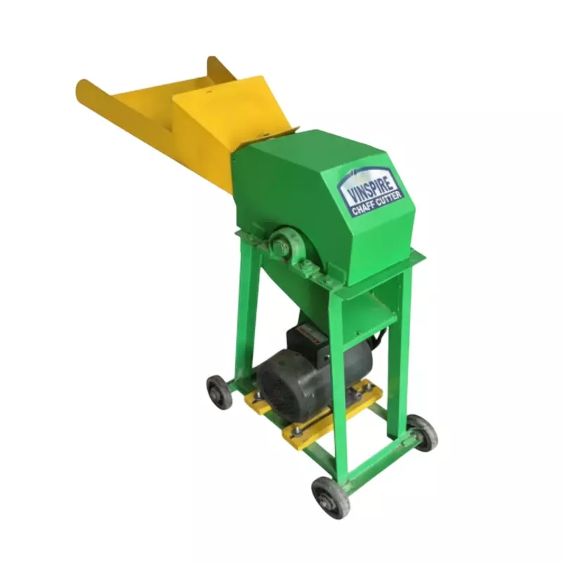 Vinspire Chaff Cutter Machine Mild Steel 3 Blades 300-400 Kg/hr Cutting Capacity with 1 HP Motor