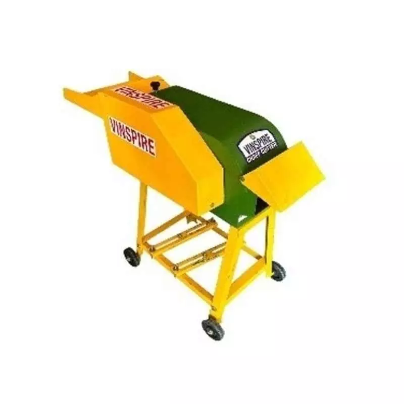 Vinspire Chaff Cutter Machine Single Phase 4 Blades 300-1000 Kg/hr Cutting Capacity without Motor