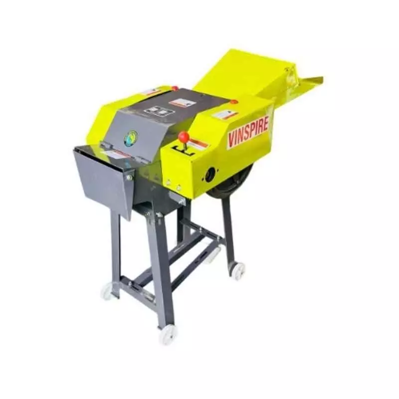 Vinspire Heavy Duty Chaff Cutter Machine Mild Steel 5 Blades 300-1000 Kg/hr Cutting Capacity without Motor