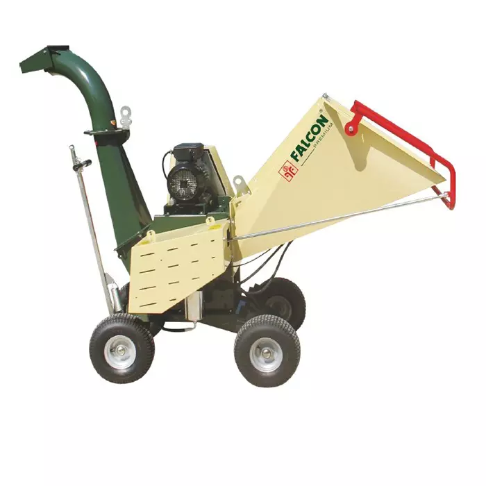 Falcon Bio Shredder Hydraulic Feeding Roller with Speed Regulator Steel 10 HP Power 4 Blades for Gardening & Agricultural Use, FBS-720