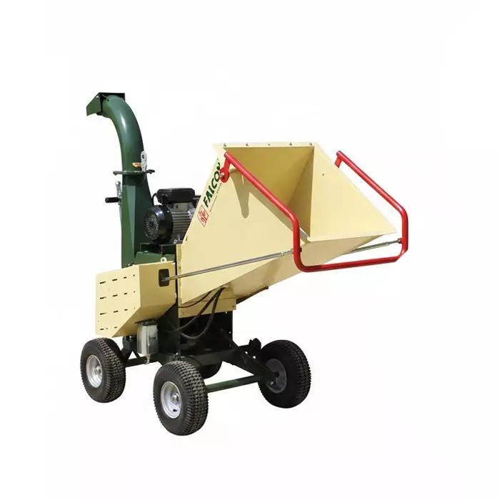 Falcon Bio Shredder Hydraulic Feeding Roller with Speed Regulator Steel 10 HP Power 4 Blades for Gardening & Agricultural Use, FBS-720