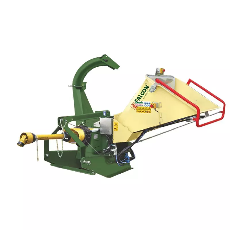 Falcon Bio Shredder Hydraulic Feeding Roller with Speed Regulator Steel 15 HP Power 4 Blades for Gardening & Agricultural Use, FBS-740