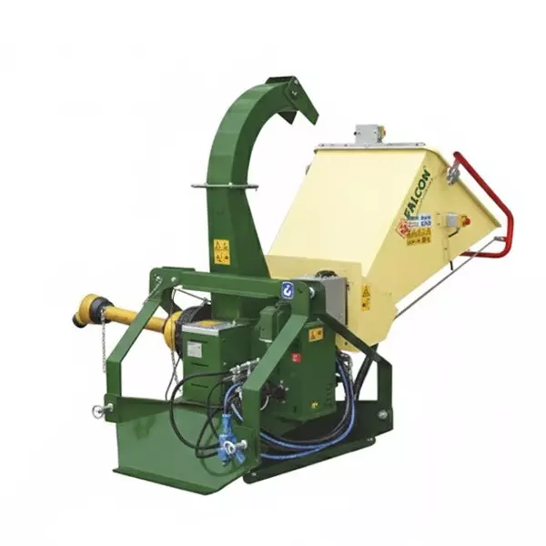 Falcon Bio Shredder Hydraulic Feeding Roller with Speed Regulator Steel 15 HP Power 4 Blades for Gardening & Agricultural Use, FBS-740