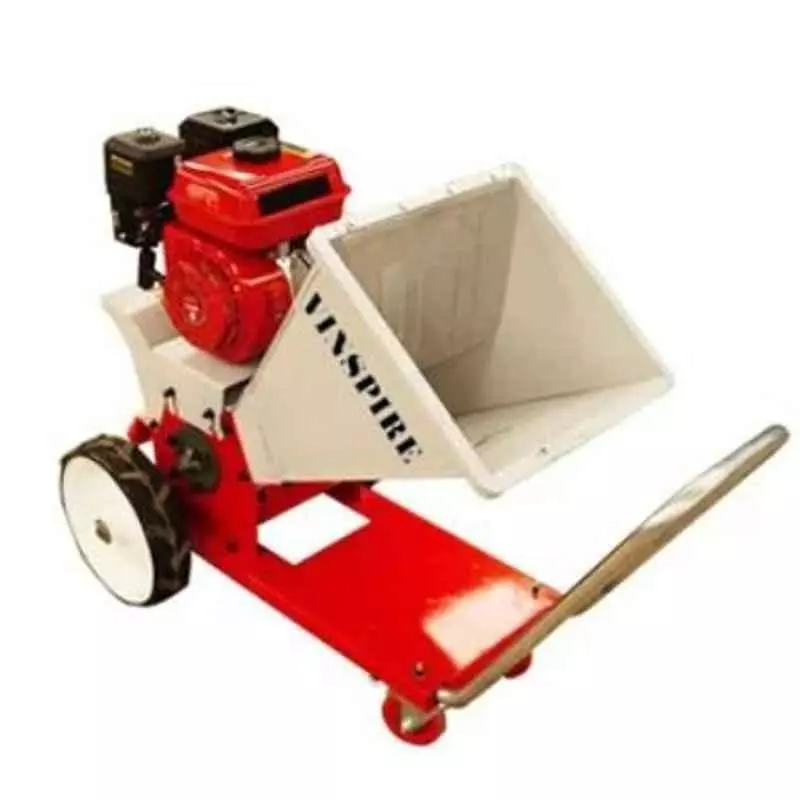 Vinspire Wood Chipper Petrol Operated Engine 7 HP 600 Kg/hr Shredding Capacity Recoil Start System, VAPL-WC-170