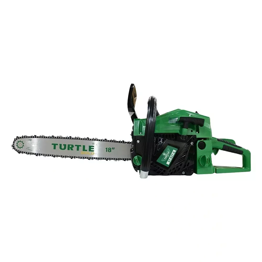 Turtle Gold Petrol Chain Saw 72 cc 3.5 Kw 450 mm (18 inch), ST 837S