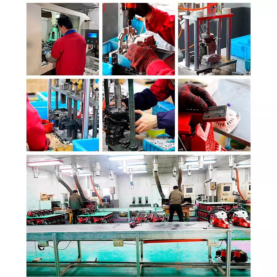 CANFLY 58 cc Gasoline Chainsaw 45.72 cm Bar Length 2.3 kW Color Coating Red for Industrial Use, X3