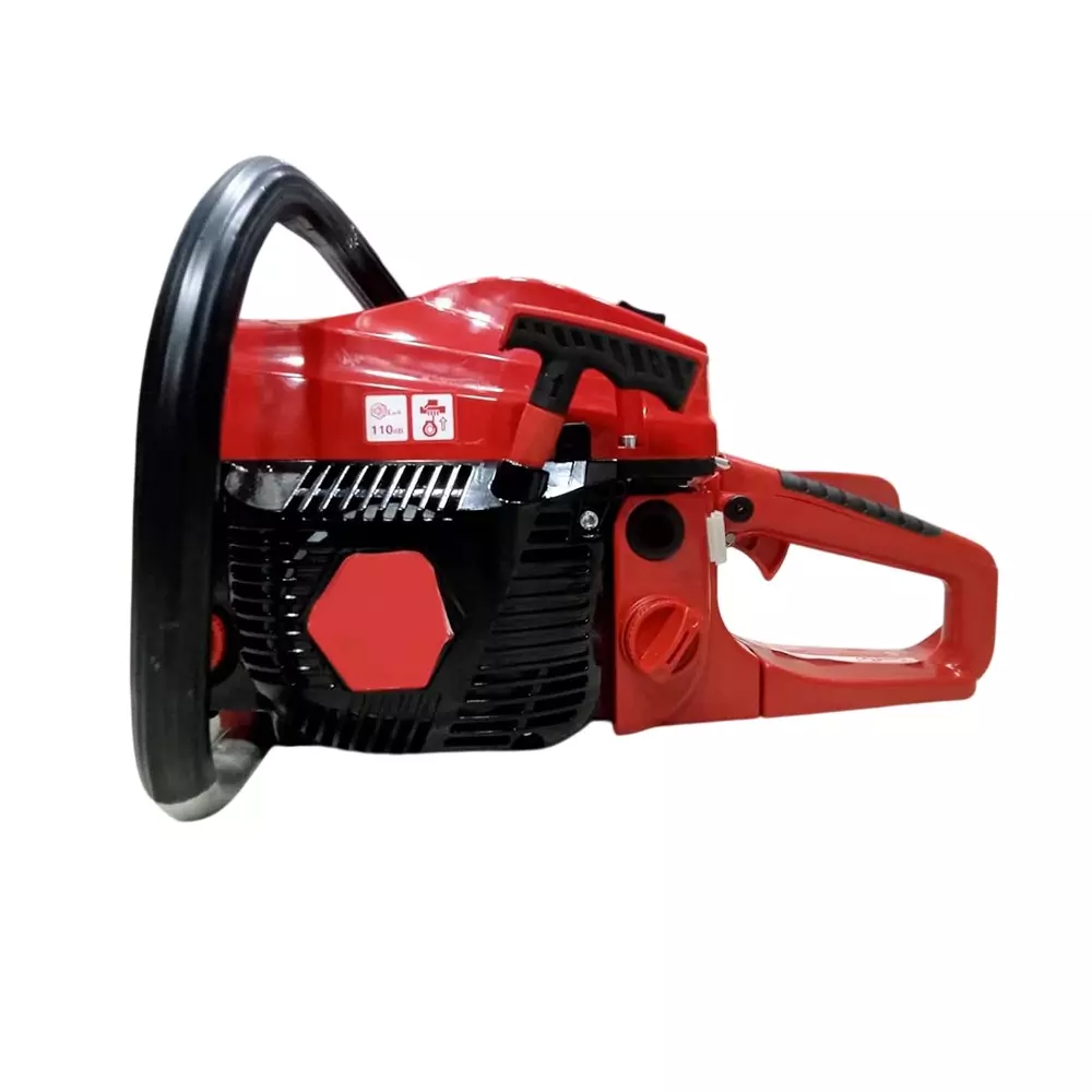 CANFLY 58 cc Gasoline Chainsaw 56 cm Bar Length 2.8 kW Polished Red for Industrial Use, X5