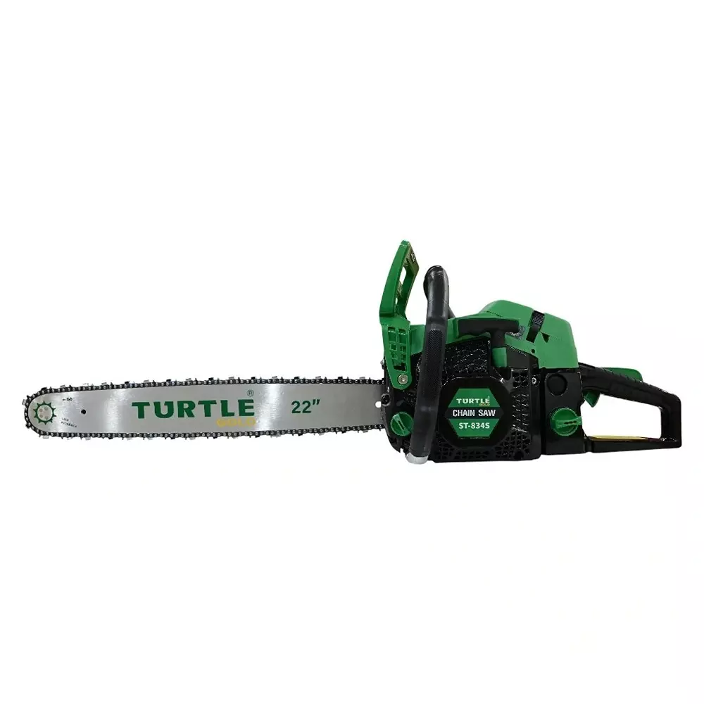 Turtle Gold Petrol Chain Saw 62 cc 3.0 Kw 558 mm (22 inch), ST 834S
