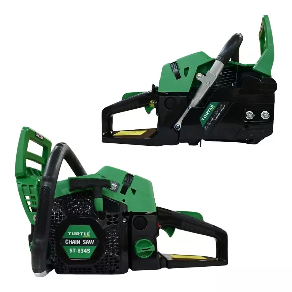 Turtle Gold Petrol Chain Saw 62 cc 3.0 Kw 558 mm (22 inch), ST 834S