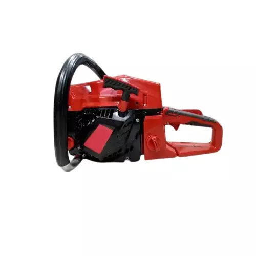 Yuri 62 cc Chainsaw 56 cm Bar Length 8000 RPM Speed Polished Red for Industrial Use, GCS-YR-6200