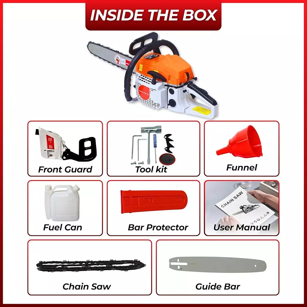 sharp-garuda-18-inch-4572-mm-petrol-chainsaw-58cc-2-stroke-engine-for-garden-farming-branch-felling