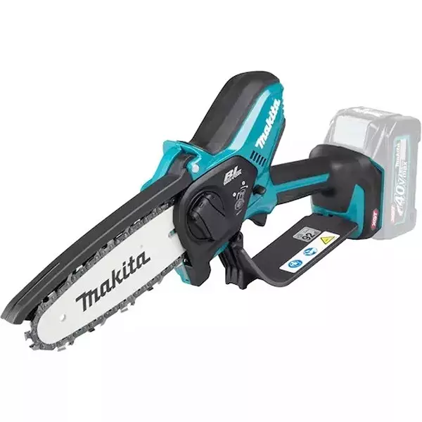 Makita Cordless Pruning Saw 40 V Max Li-ion XGT, 15 cm Bar Length and 8.0 m/s Chain Speed, UC029GZ (Without Battery & Charger)