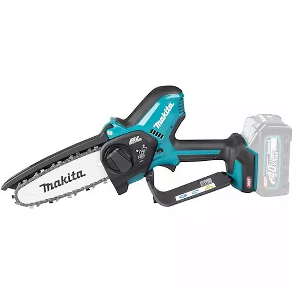 Makita Cordless Pruning Saw 40 V Max Li-ion XGT, 15 cm Bar Length and 8.0 m/s Chain Speed, UC029GZ (Without Battery & Charger)