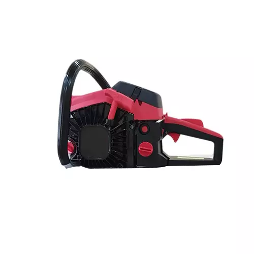 Yuri 62 cc Gasoline Chainsaw 56 cm Bar Length Polished Red & Black for Industrial Use, YR 1125