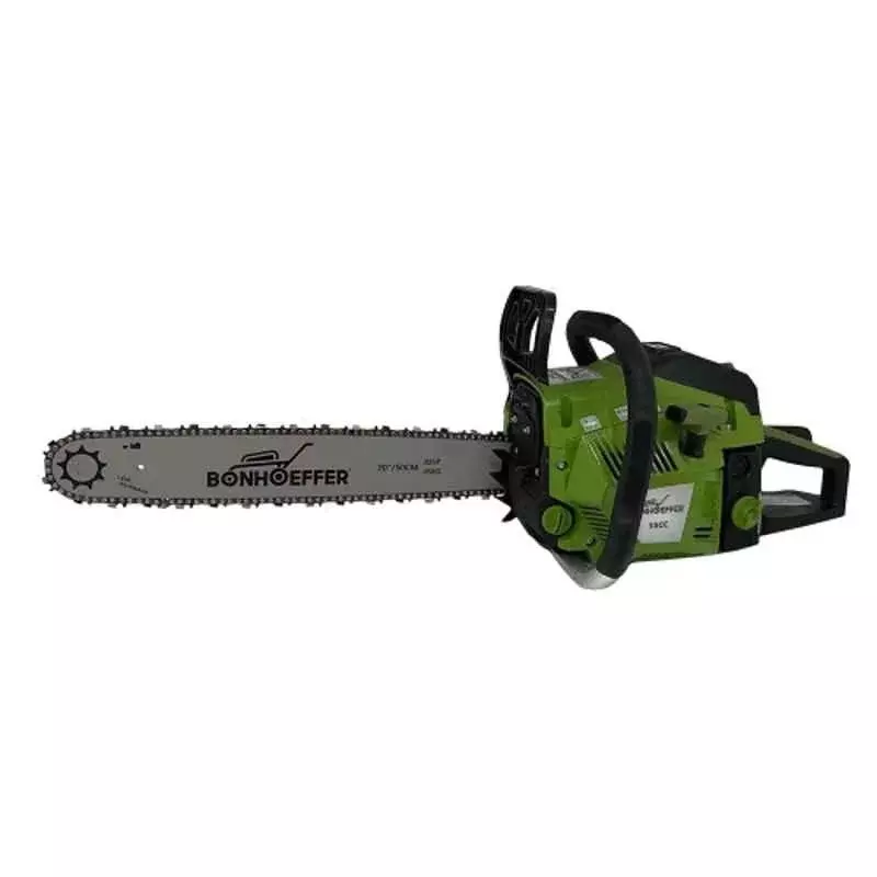 Bonhoeffer 3.4 HP Chain Saw 54.6 cc Displacement and 20 inch (508 mm) Bar Length, BON-P-CS55