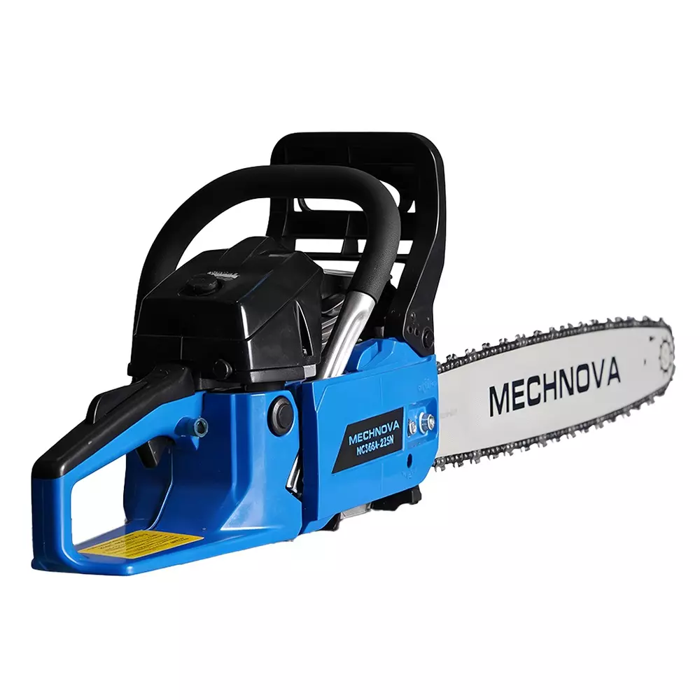 MECHNOVA 3.2 HP Gasoline Chain Saw with 2 Stroke, 58 cc Petrol Engine and 22 inch (558.8 mm) Bar Length, MCS58A-22SN