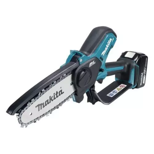 Makita Cordless Pruning Saw 40 V Max Li-ion XGT, 15 cm Bar Length and 8.0 m/s Chain Speed, UC029GM201 (With Battery & Charger)